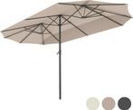 2dekans | LifeGoods Dubbele Parasol - 270x460cm - tot 15, Ophalen of Verzenden, Nieuw