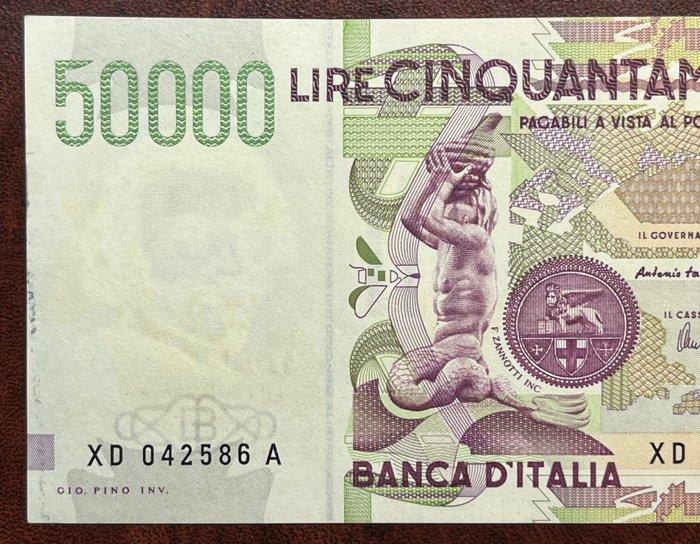 Italie. - 50.000 Lire 1997 - Gigante BI 81Da - serie, Postzegels en Munten, Bankbiljetten | Europa | Niet-Eurobiljetten