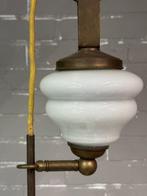 Lampe à suspendre - Cuivre et verre - Lustre suspendu