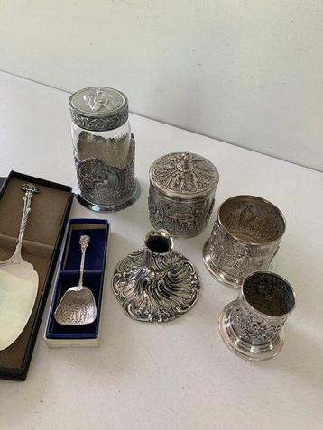 Herman Hooykaas - Pot de confiture (7) - Plaqué(e) argent -