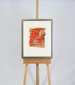 Kees Salentijn (1947) - Bruin hoofd, blauwe rand, Antiek en Kunst