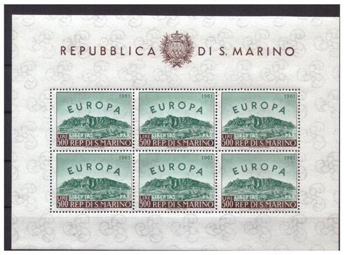 San Marino 1961/2000 - Selectie bijsluiters en boekjes San, Postzegels en Munten, Postzegels | Europa | Italië