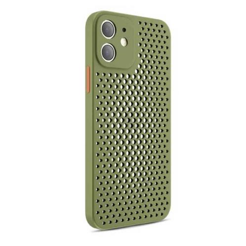 iPhone X - Ultra Slank Hoesje Warmteafvoer Cover Case Groen, Télécoms, Téléphonie mobile | Housses, Coques & Façades | Apple iPhone