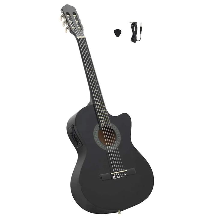 vidaXL Gitaar cutaway met equalizer 6 snaren western, Muziek en Instrumenten, Snaarinstrumenten | Gitaren | Akoestisch, Nieuw