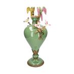 Vase - Bronze, Porcelaine - bronzé en vase en porcelaine, Antiek en Kunst