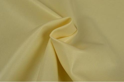 10 meter skai leer - Beige - 145cm breed, Hobby en Vrije tijd, Stoffen en Lappen, 120 cm of meer, 200 cm of meer, Beige, Nieuw