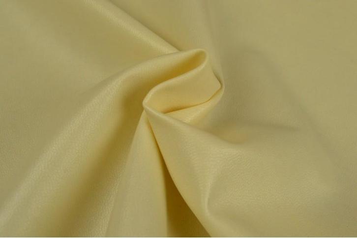 10 meter skai leer - Beige - 145cm breed, Hobby en Vrije tijd, Stoffen en Lappen, 120 cm of meer, 200 cm of meer, Beige, Nieuw
