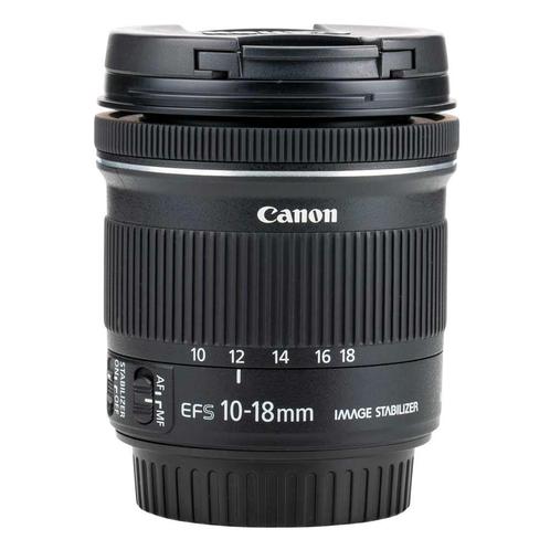 Canon EF-S 10-18mm f/4.5-5.6 IS STM met garantie, Audio, Tv en Foto, Foto | Lenzen en Objectieven, Verzenden