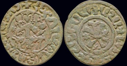 1226-1270ad Armenia Cilician Armenia Hetoum I Ae tank Brons, Postzegels en Munten, Munten en Bankbiljetten | Verzamelingen, Verzenden