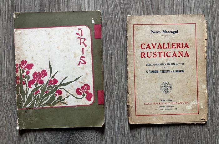 Pietro Mascagni - First Edition – Iris (1898) & Cavalleria, Antiquités & Art, Antiquités | Livres & Manuscrits