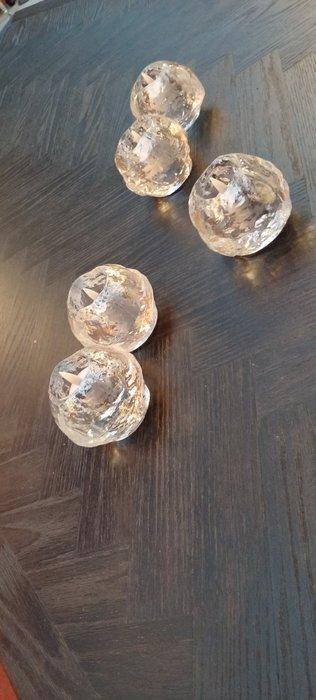 Kosta Boda - Ann Wärff - Theelichthouder (5) - Glas - Uit, Antiek en Kunst, Curiosa en Brocante