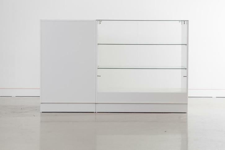 *TIP*  toonbank opstelling 160 cm breed, Zakelijke goederen, Kantoor en Winkelinrichting | Winkel en Inventaris, Ophalen of Verzenden