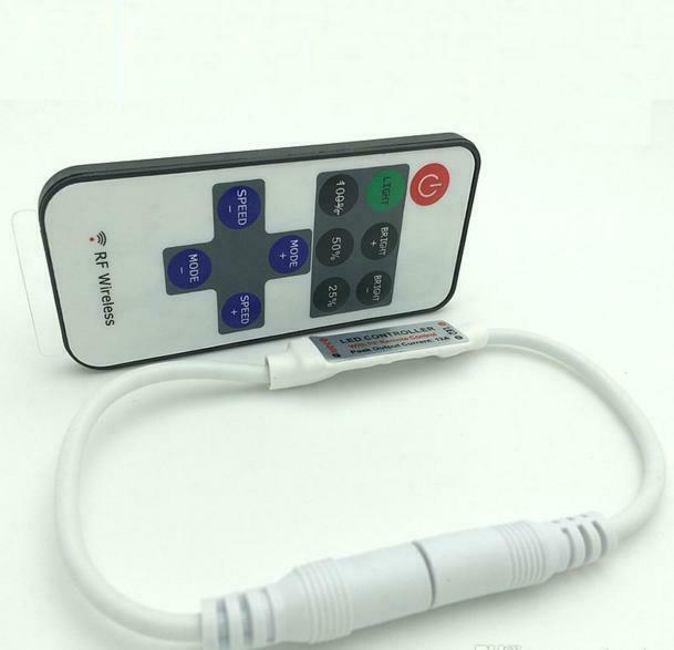 LED Strip draadloos Enkele kleuren dimmer 10 knops RF, Huis en Inrichting, Lampen | Overige, Ophalen of Verzenden