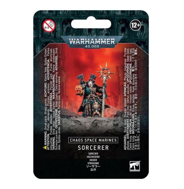 Chaos Space Marines Sorceror (Warhammer 40.000 nieuw), Hobby en Vrije tijd, Wargaming, Ophalen of Verzenden