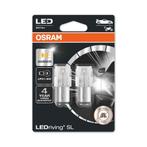 Osram P21/5W LED Retrofit Oranje 12V BAY15d 2 Stuks, Ophalen of Verzenden, Nieuw