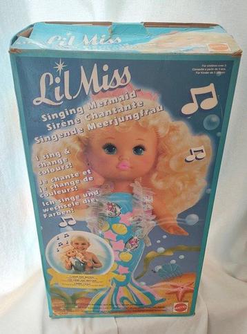 Mattel  - Poupée Lil Miss Singing Mermaid 1991 - 1990-2000 beschikbaar voor biedingen