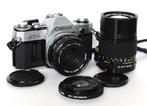 Canon AT-1 + FD 50mm f1.8 + 135mm f3.5, Audio, Tv en Foto, Fotocamera's Analoog, Nieuw