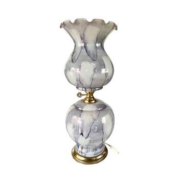 Lamp - Glas, Metaal - Grote tulp lamp
