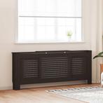 vidaXL Radiatorombouw 205 cm MDF zwart, Verzenden, Nieuw