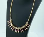 Collier - 21 carats Or jaune Diamant (Naturelle) - Rubis, Nieuw