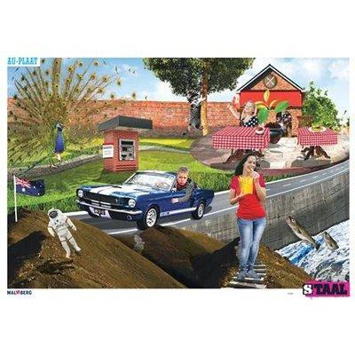 STaal posters Ei- en Au-Wandkaart (set van 2), Boeken, Schoolboeken, Verzenden
