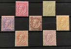 België 1884/1888 - Leopold II 10c - 2fr volledige reeks -