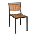 Stoelen | Hout/Staal | Hout (Acacia) | Zwart Frame |, Articles professionnels, Verzenden