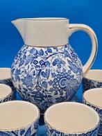 Harnas - Marla – kan met zes bekers – keramiek – floraal