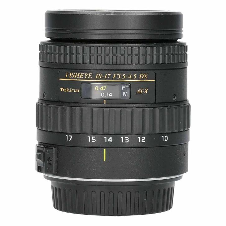 Tokina 10-17mm f/3.5-4.5 Fisheye (Canon EF-S) met garantie, Audio, Tv en Foto, Foto | Lenzen en Objectieven, Verzenden