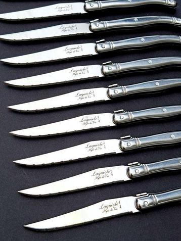 Laguiole - Roestvrij Staal - 12 steak messen - met