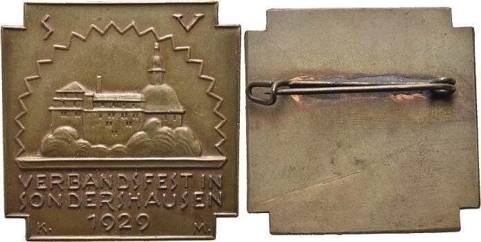 1929 Schwarzburg-sondershausen, Stadt, Postzegels en Munten, Munten | Europa | Niet-Euromunten, België, Verzenden
