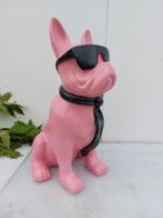 Beeld, French bulldog with tie and sunglasses - 40 cm -, Antiek en Kunst