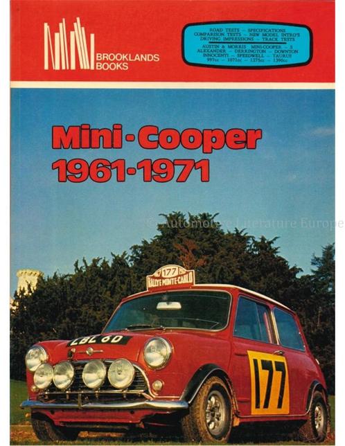 MINI COOPER 1961 - 1971, Boeken, Auto's | Boeken