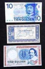 Nederland. - 3 banknotes - various dates  (Zonder
