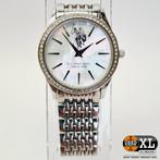 U.S. Polo Assn. Vrouwen Horloge met Diamanten Zilver 39 m..., Ophalen of Verzenden