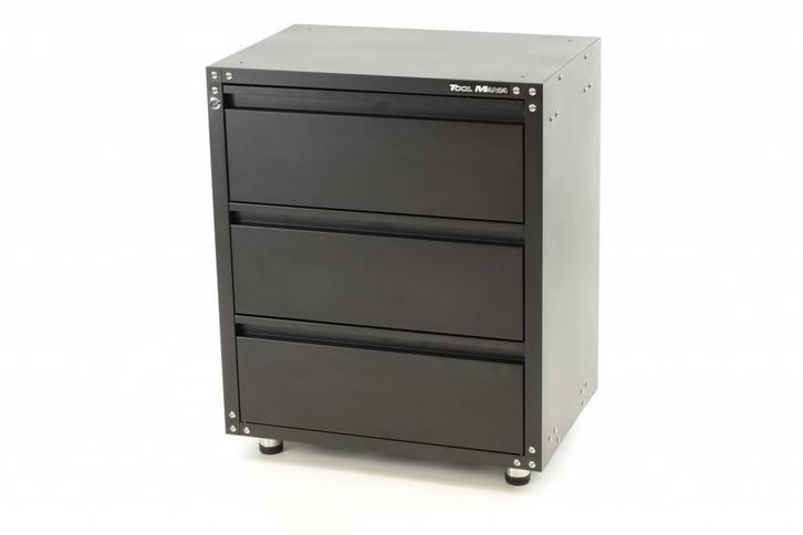 Modulair gereedschapskast met 3 Lades ZWART, Auto diversen, Autogereedschap, Verzenden