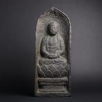 Amitabha Buddha  Plaque - Beeld Metaal - Japan