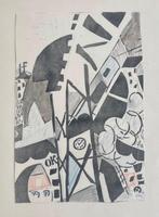 Jean Pougny (1892-1956) - Le Pont chin de fer, Vitebsk, Antiek en Kunst