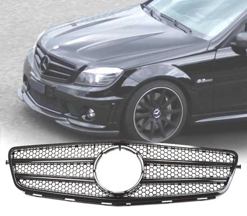 CALANDRE MERCEDES W204 07-11 LOOK AMG NOIR BRILLANT, Auto-onderdelen, Carrosserie, Verzenden