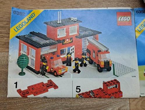 Lego - Legoland - 6382-1, 6364, 6358, 6680 - Brandweer, Kinderen en Baby's, Speelgoed | Duplo en Lego