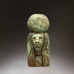 Replica van de oude Egyptenaar Faience godin Sekhmet leeuw, Collections