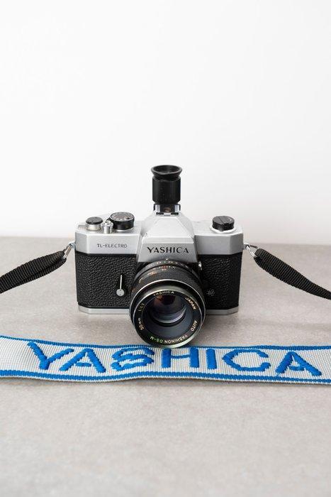 Yashica TL-Electro + Yashinon DS-M 50mm f1,7 + angle, Audio, Tv en Foto, Fotocamera's Analoog