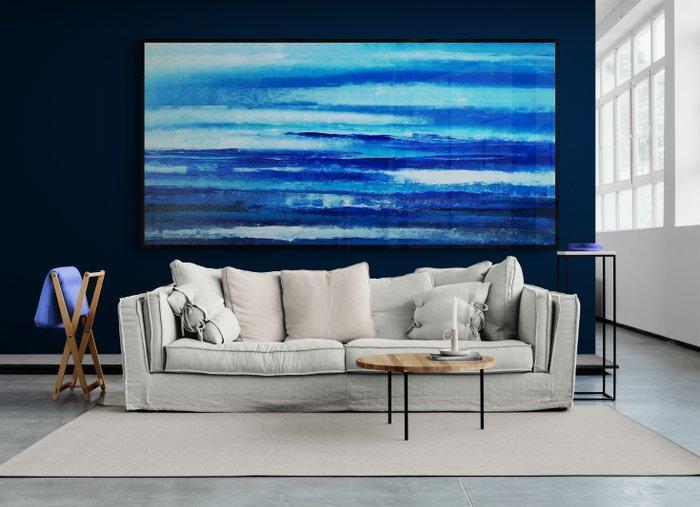 Myriam Carbonnier - Echos marins XXL, Antiek en Kunst, Kunst | Schilderijen | Modern