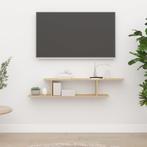vidaXL Tv-wandschap 125x18x23 cm bewerkt hout sonoma, Huis en Inrichting, Kasten | Wandmeubels, Verzenden, Nieuw