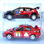 Rally 1:18 - Model sportwagen - 2 cars: Citroen C3 WRC +, Hobby & Loisirs créatifs