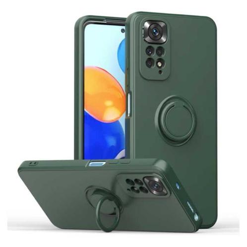 Xiaomi Mi 11T Hoesje met Ring Kickstand en Magneet -, Télécoms, Téléphonie mobile | Housses, Coques & Façades | Marques Autre