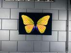 Mike Blackarts - Butterfly with diamonds plexiglass artwork, Antiek en Kunst, Kunst | Schilderijen | Modern