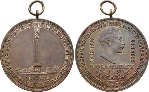 Brons medaille von Rannenberg 1899 Hannover Stadt:, Postzegels en Munten, Penningen en Medailles, Verzenden
