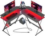 Gaming bureau - Gaming desk - Hoekbureau - 127x127 cm - Zwar, Huis en Inrichting, Bureaus, Verzenden, Nieuw