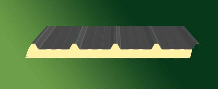 ROOF60-panelen (staalplaat binnen), Doe-het-zelf en Bouw, Dakpannen en Dakbedekking, Ophalen of Verzenden